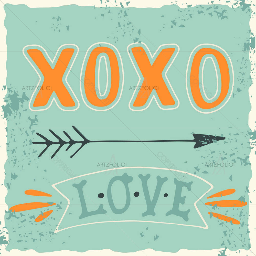 Valentine Love Artwork D9 — Botanical custom art by ArtzFolio