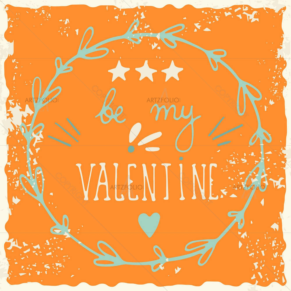 Valentine Love Artwork D11 — Botanical custom art by ArtzFolio