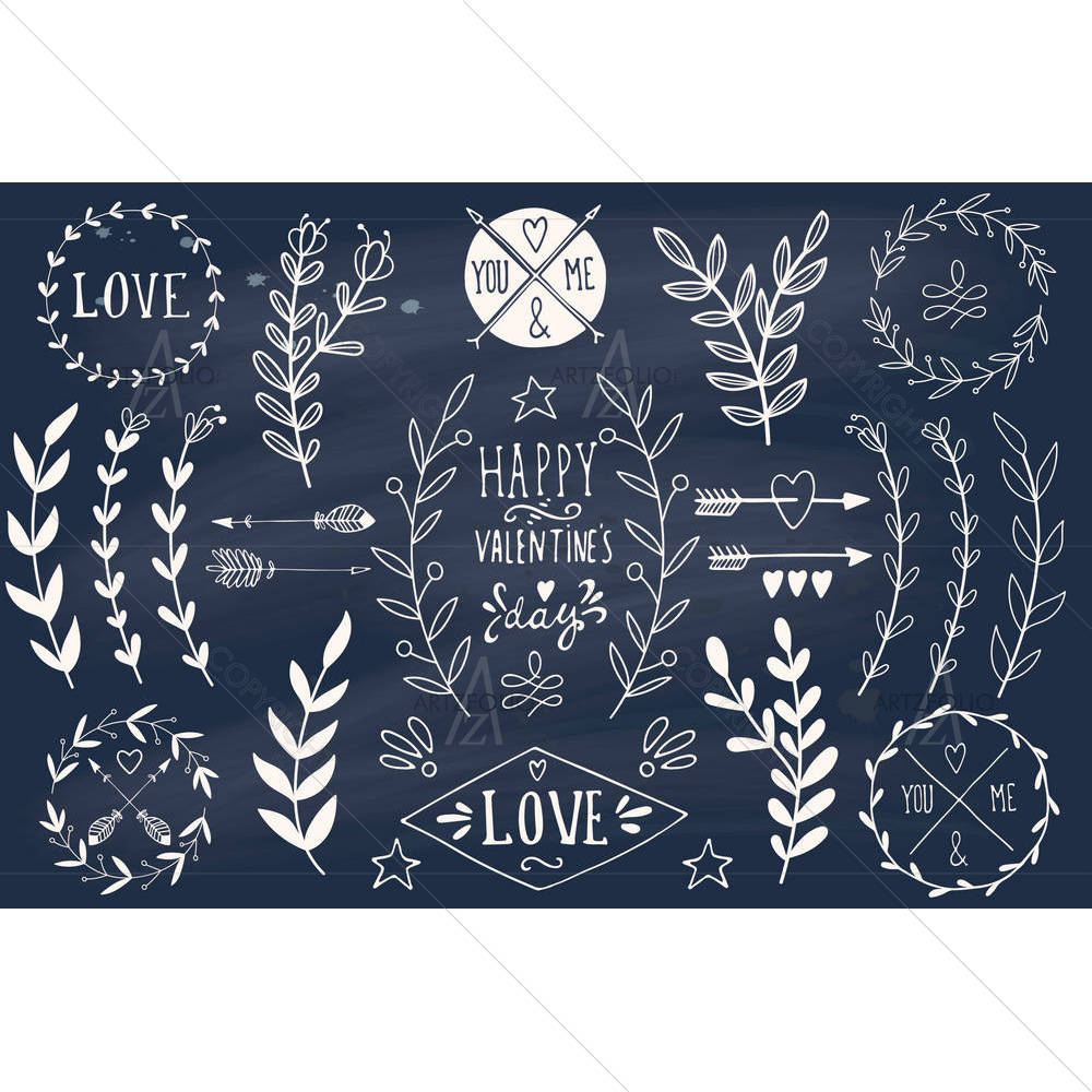 Valentine Love Artwork D20 — Arrows art