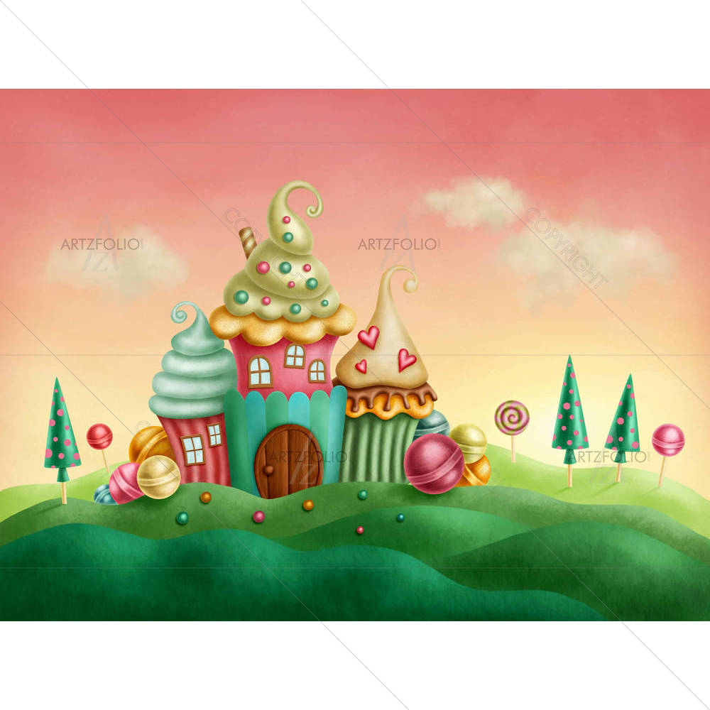 Fantasy House — custom-size art design 5004189