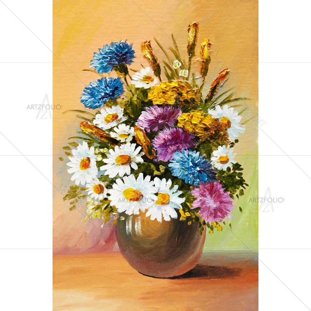 Spring Flowers D1 — custom-size art design 5004215