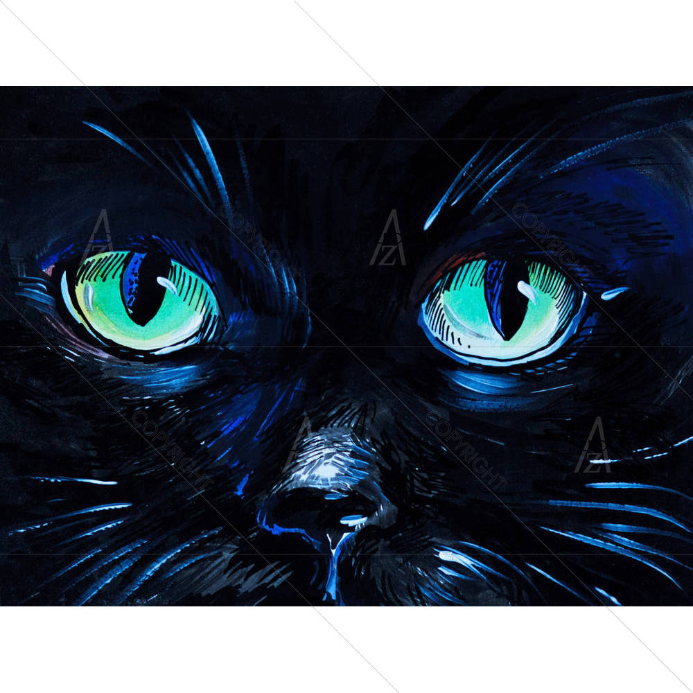 Cat Eyes — custom-size art design 5004217