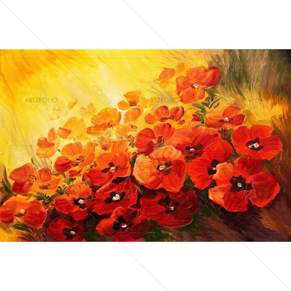 Poppies — custom-size art design 5004218