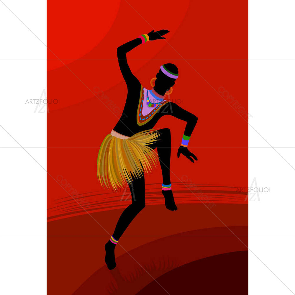 Ethnic Dance D1 — custom-size art design 5004221