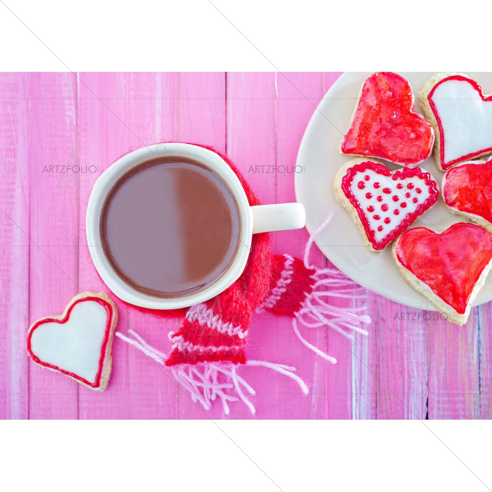 Photo of Sweet Cookies & Cocoa Drink D1 — custom-size art design 5004236