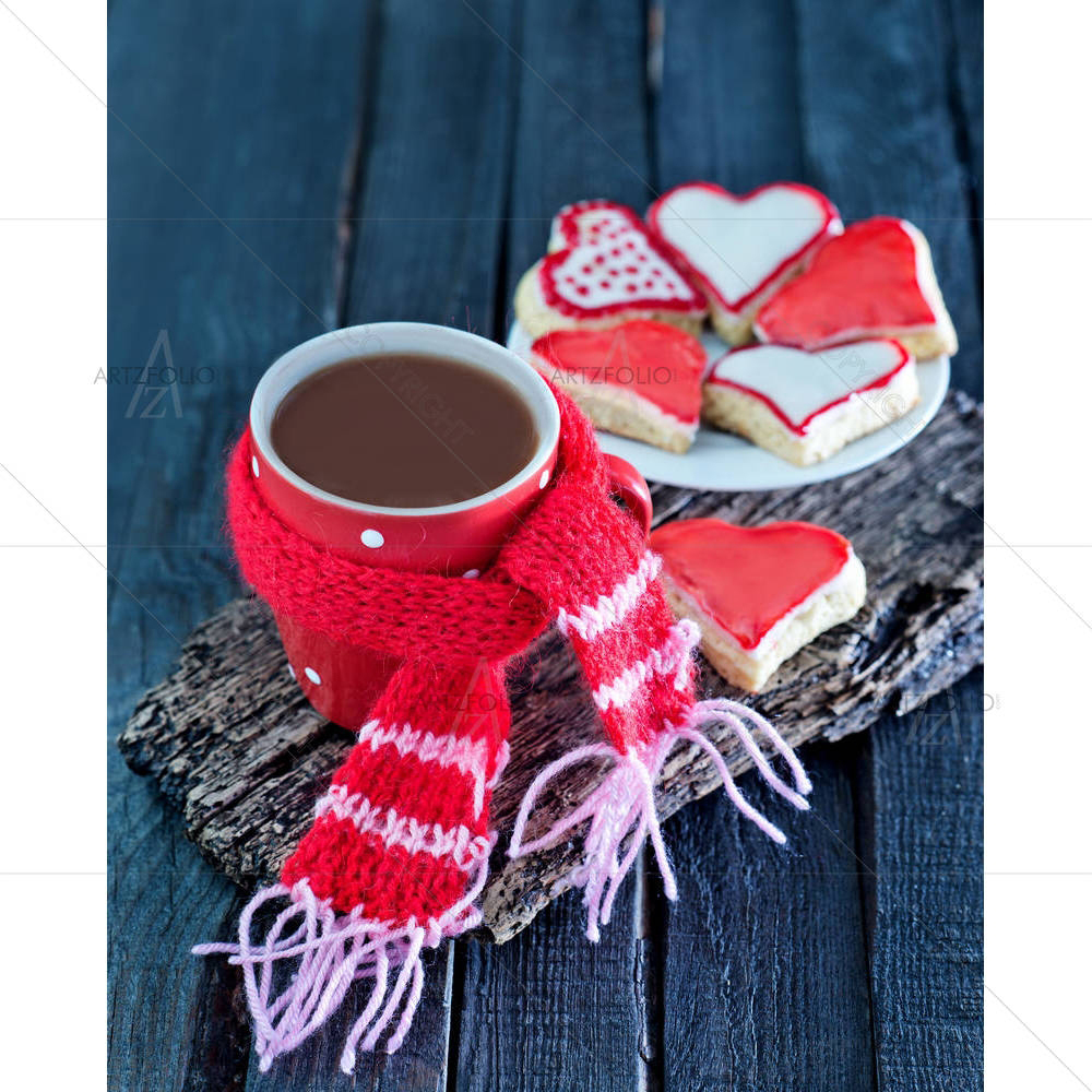 Photo of Sweet Cookies & Cocoa Drink D3 — custom-size art design 5004238