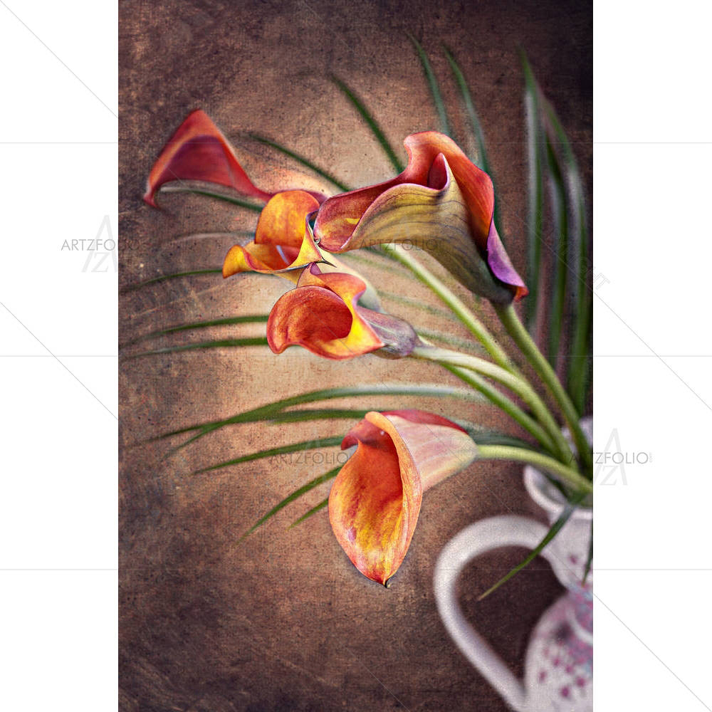 Calla Lily Flower D5 — custom-size art design 5004244