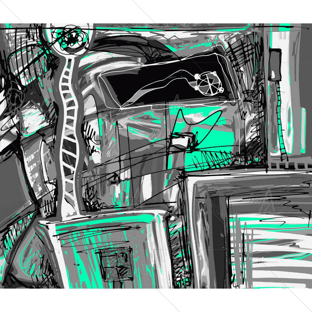 Abstract Digital Artwork — custom-size art design 5004245