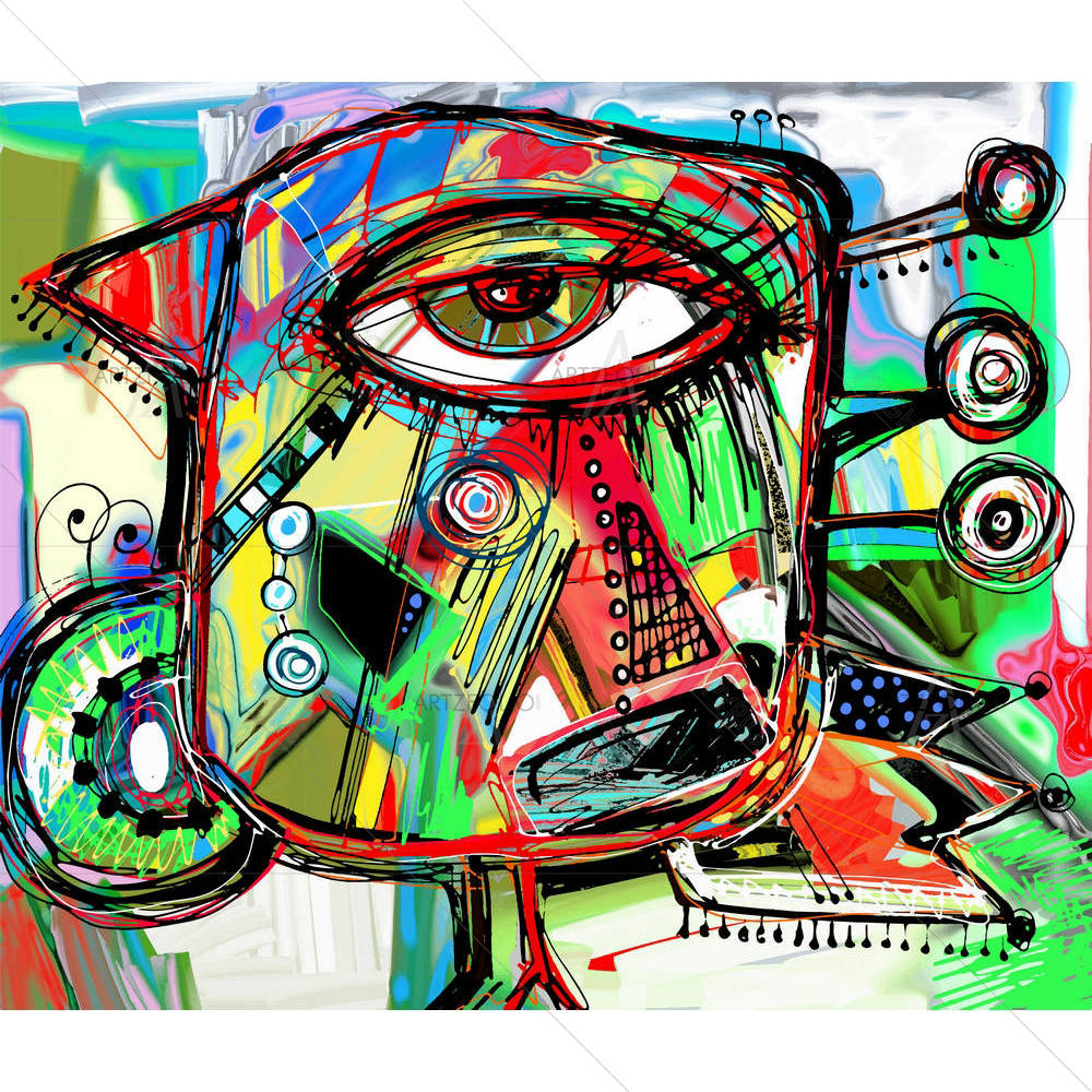 Doodle Bird — Abstract custom art by ArtzFolio