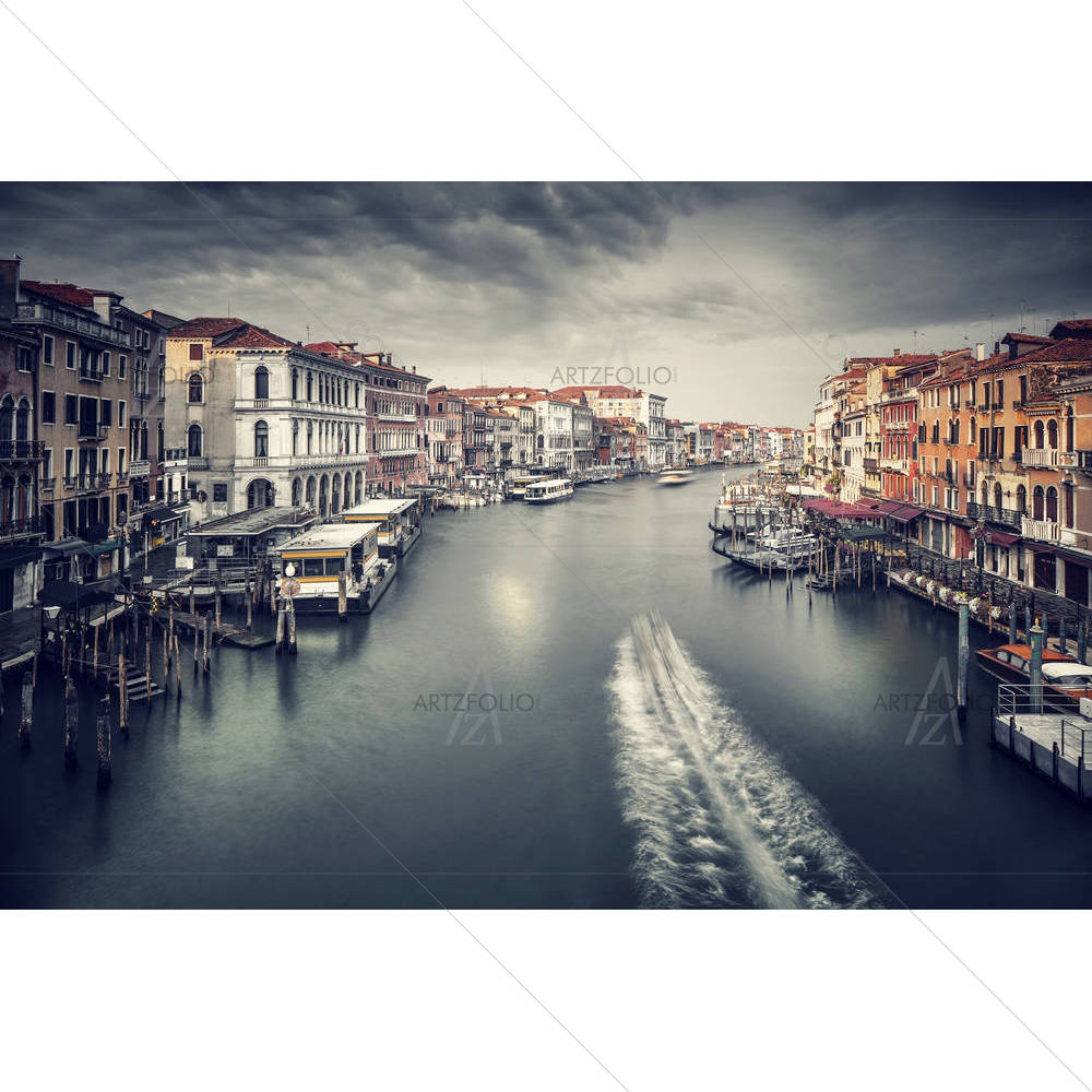 Venice Cityscape, Grand Canal, Italy — custom-size art design 5004248