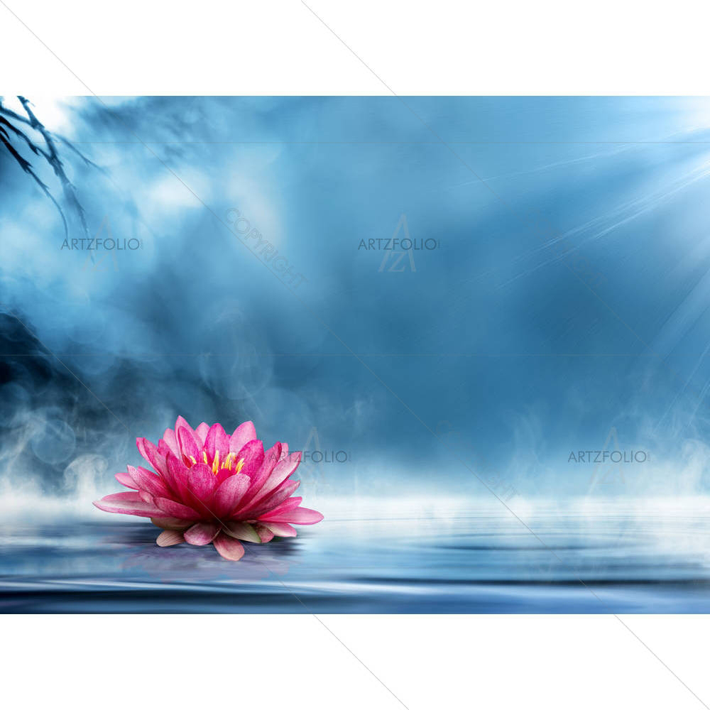 Spirituality Zen In Peaceful Scenery — custom-size art design 5004275