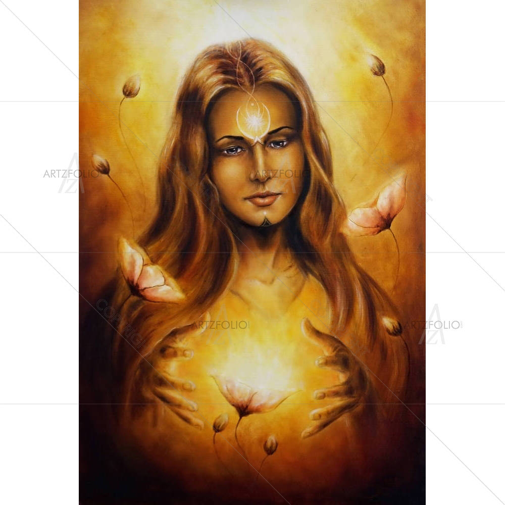Spring Fairy Goddess — custom-size art design 5004285