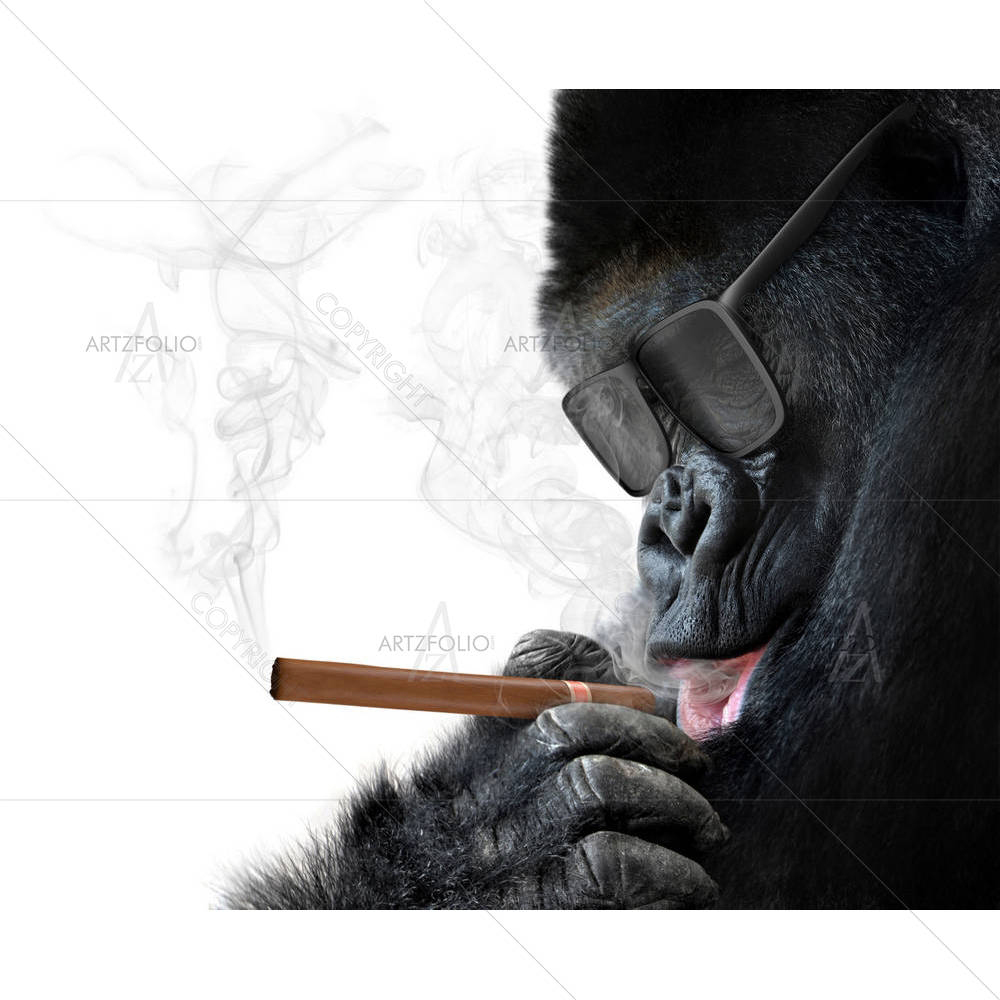 Badass Gorilla — custom-size art design 5004323