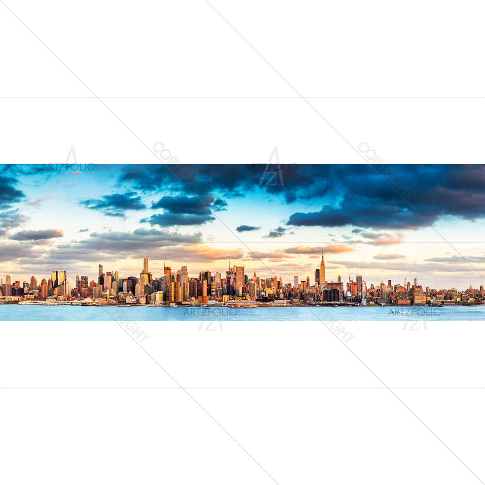 Midtown Manhattan Skyline Before Sunset, USA — Devotional custom art by ArtzFolio