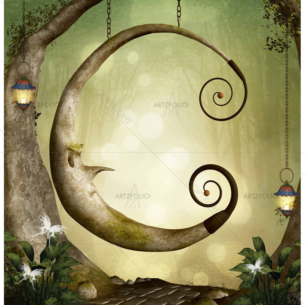 Forest Secret Swing — custom-size art design 5004383