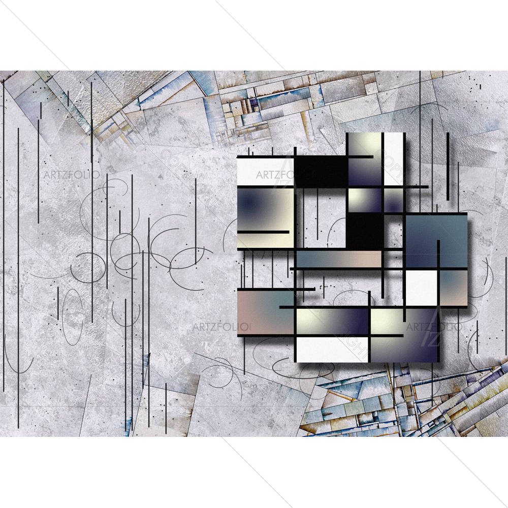 Abstract Art Work D6 — custom-size art design 5004392