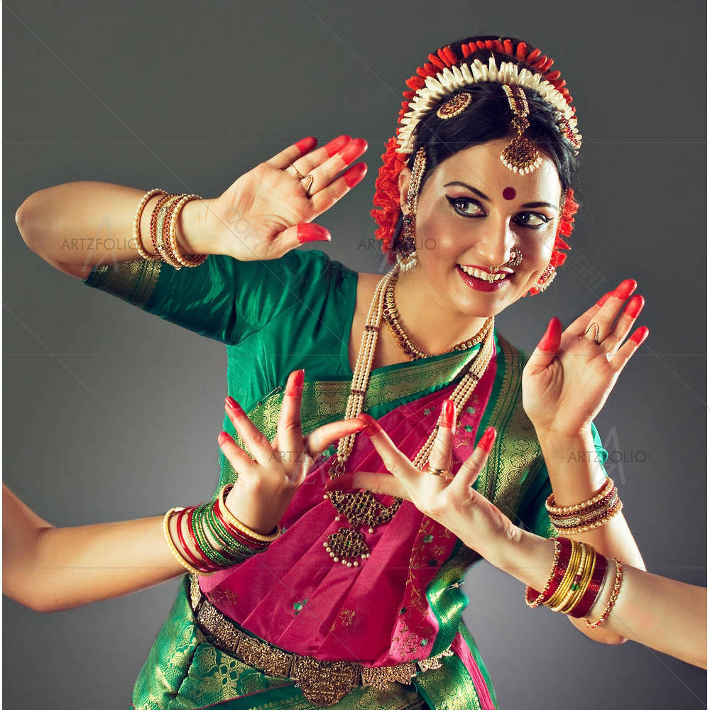 Indian Classical Dance D1 — custom-size art design 5004407
