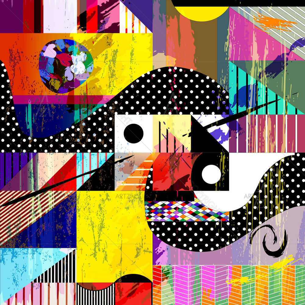 Abstract Artwork D203 — custom-size art design 5004430