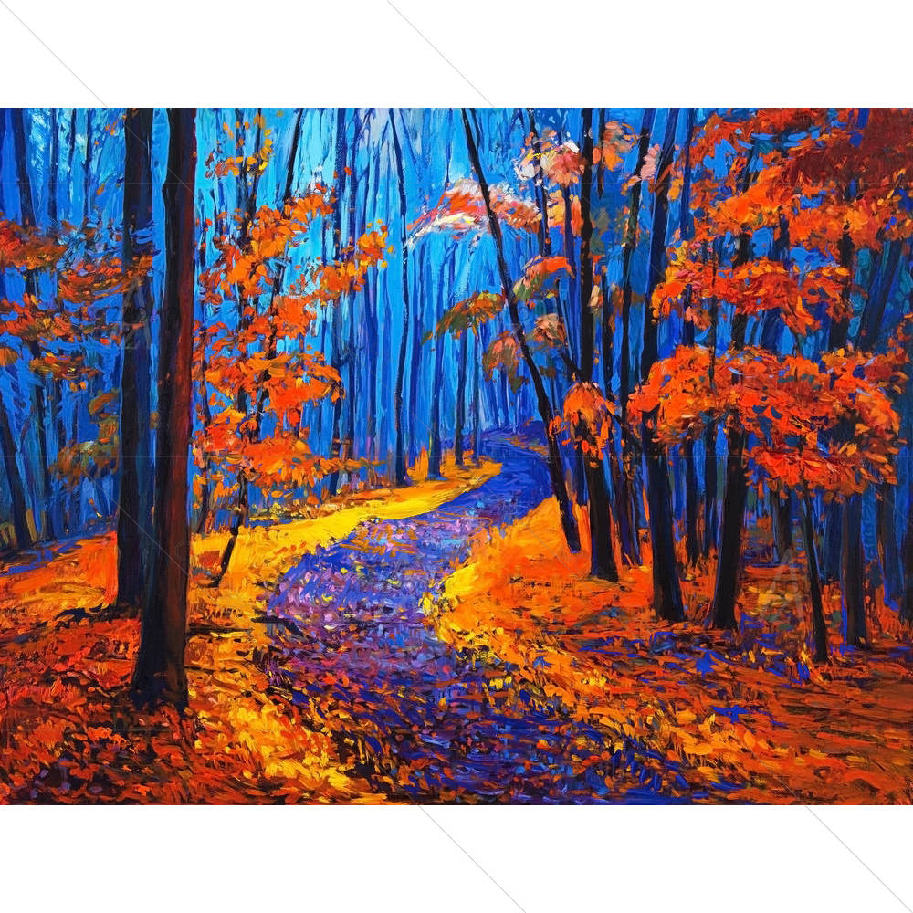 Autumn Forest D3 — custom-size art design 5004442