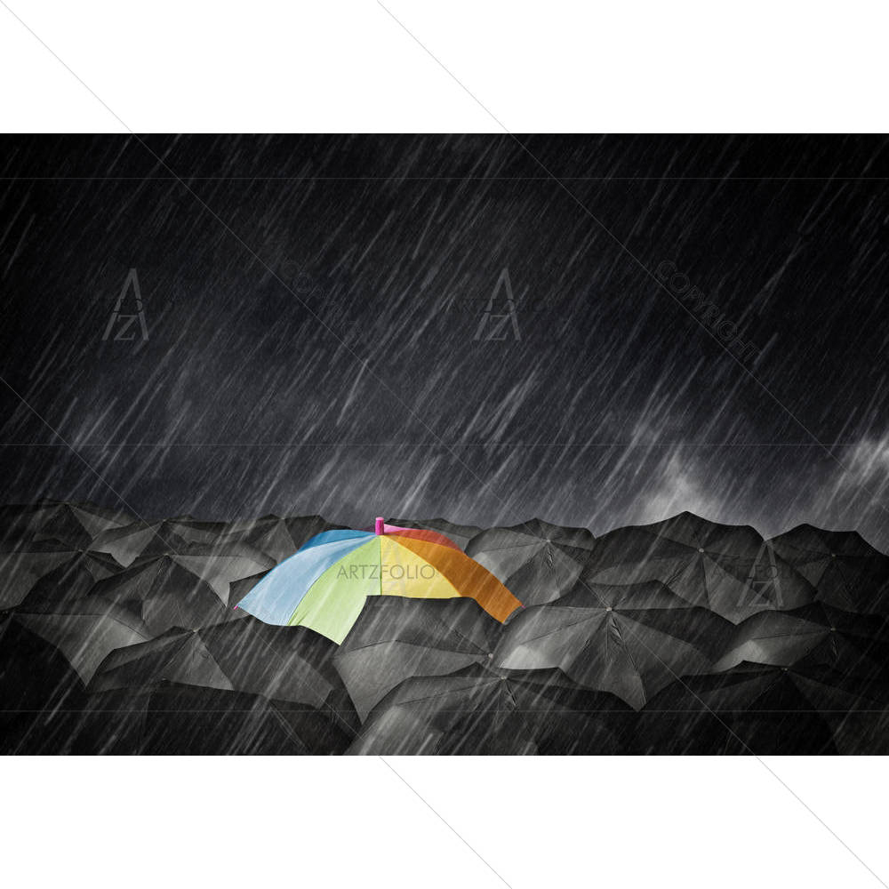 Umbrella Photo D5 — Business custom art by ArtzFolio