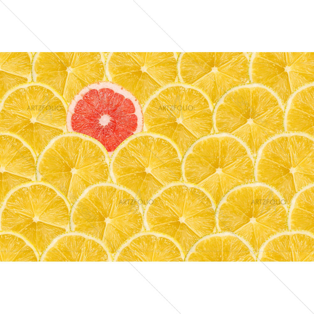 Grapefruit Slice Image D1 — custom-size art design 5004453