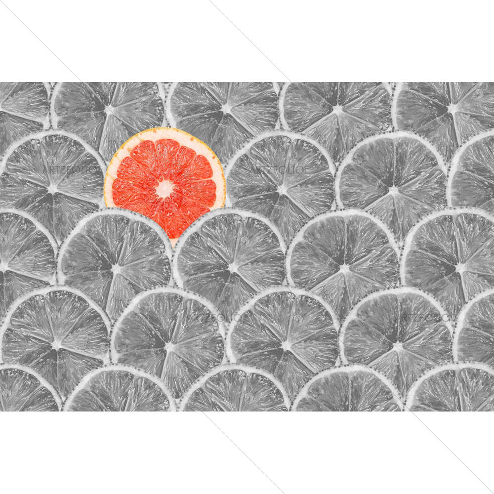 Grapefruit Slice Image D2 — Abstract custom art by ArtzFolio