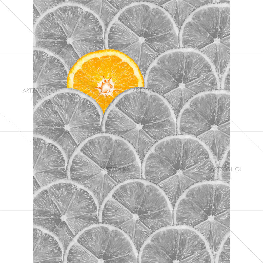Photo of Orange Slice — Abstract custom art by ArtzFolio