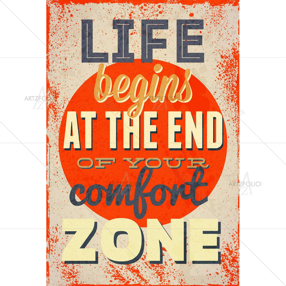 Vintage Typography D2 — custom-size art design 5004524