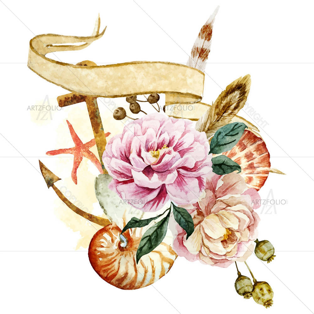 Underwater Composition — Ancient custom art by ArtzFolio