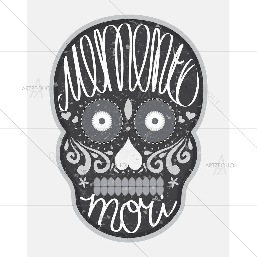 Mexican Sugar Skull — custom-size art design 5004530