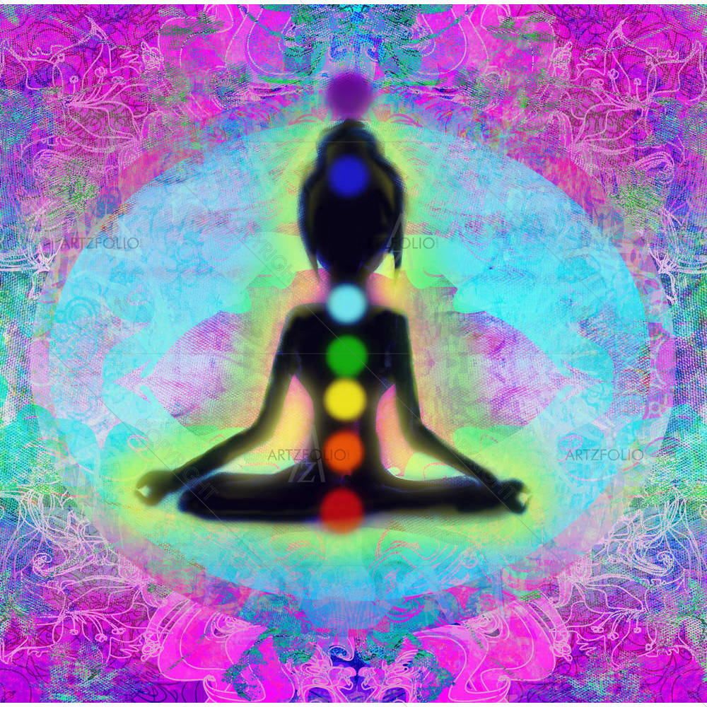 Meditation Girl — custom-size art design 5004536