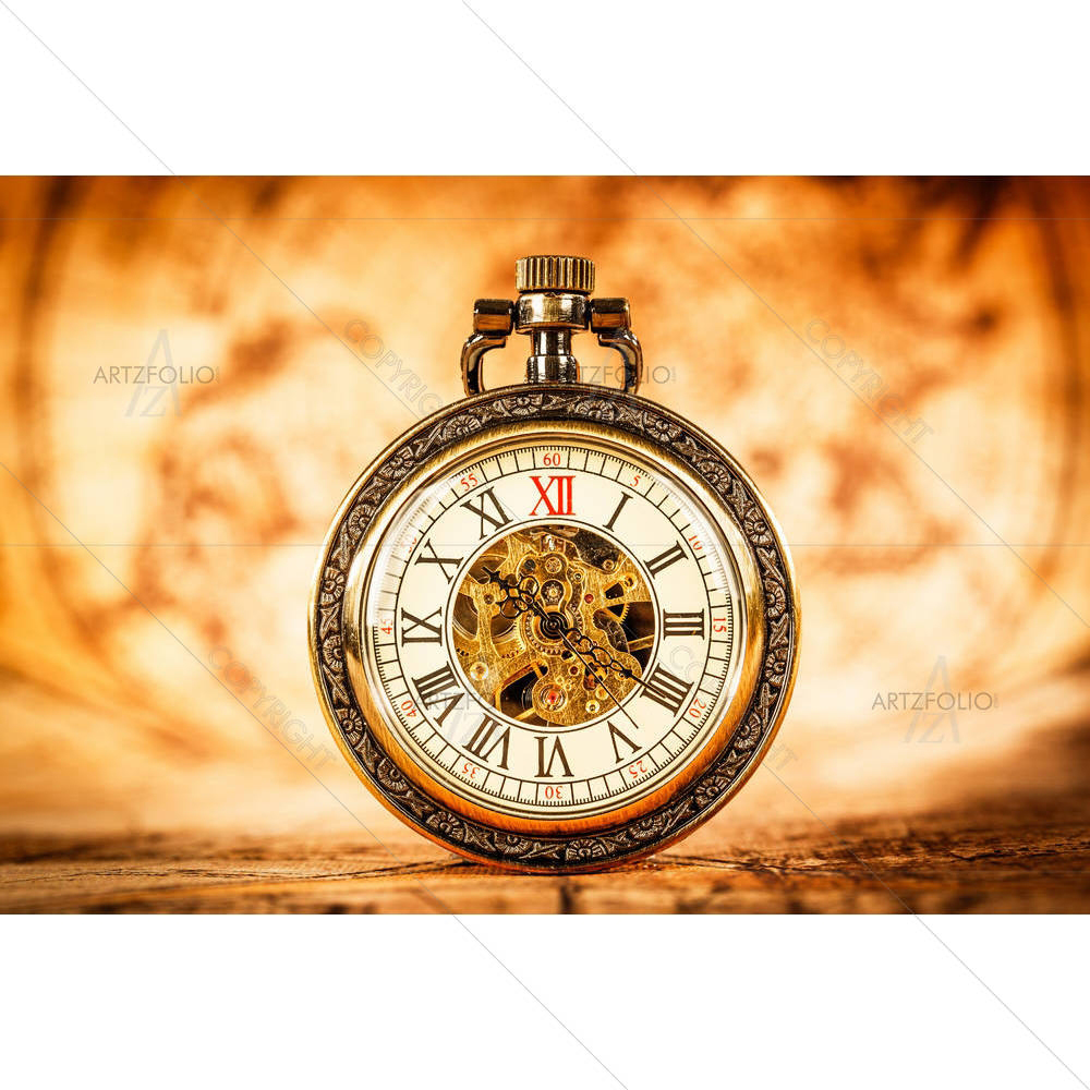 Vintage Watch D9 — Abstract custom art by ArtzFolio