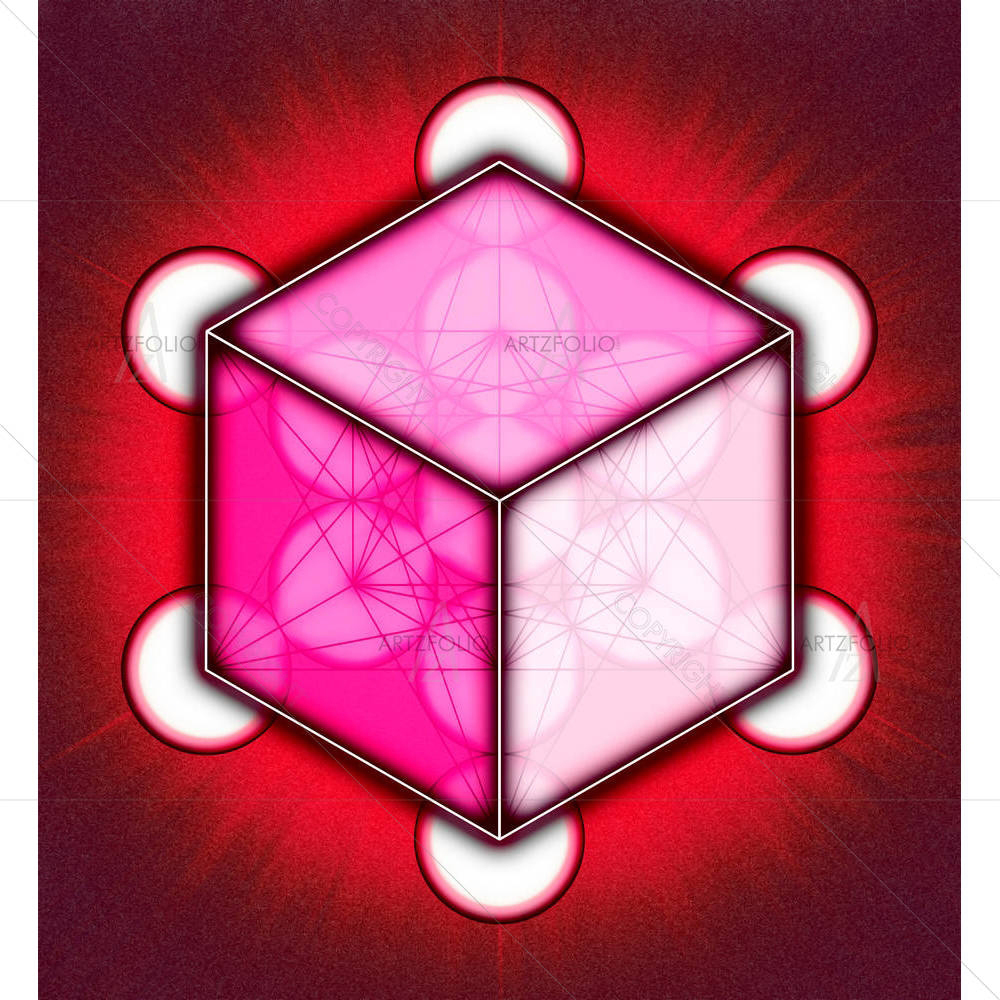 Metatrons Cube — custom-size art design 5004564