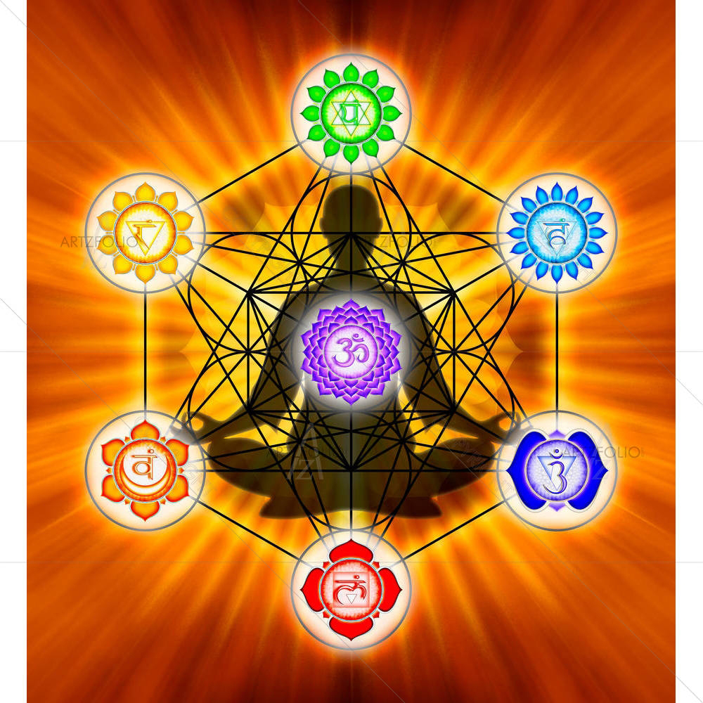 Metatrons Cube & Chakras D2