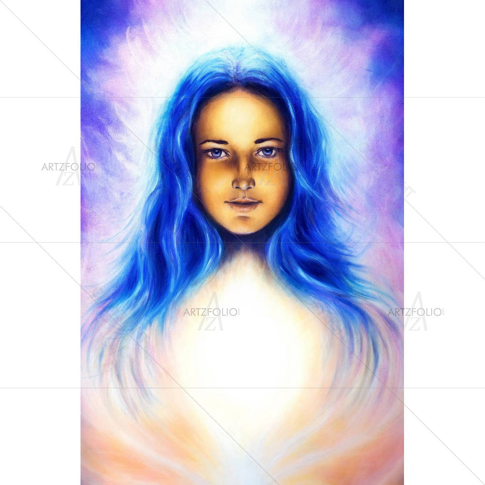 Spiritual Blue Eye — custom-size art design 5004579