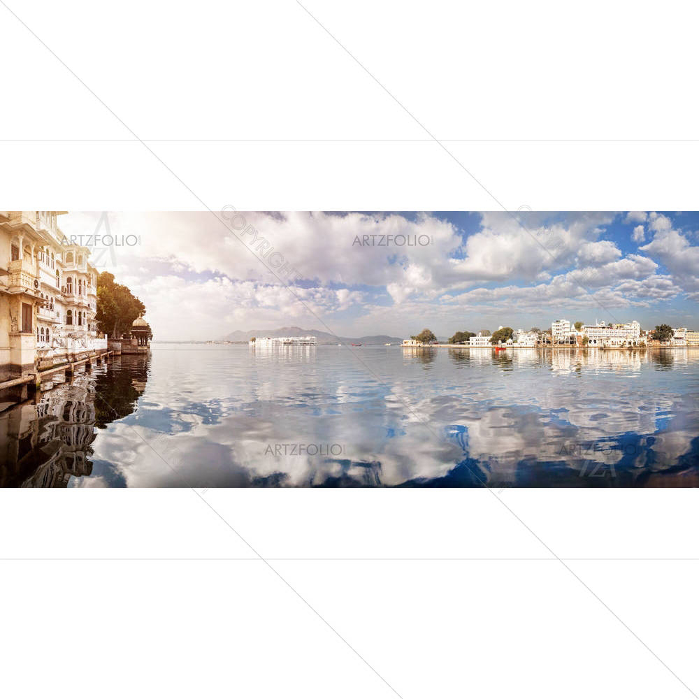 Lake Pichola, Udaipur, India — Devotional custom art by ArtzFolio