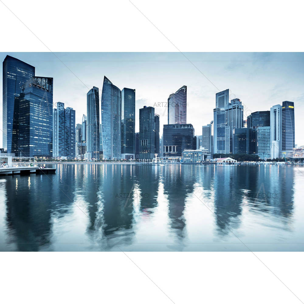 Cityscape Singapore — Devotional custom art by ArtzFolio