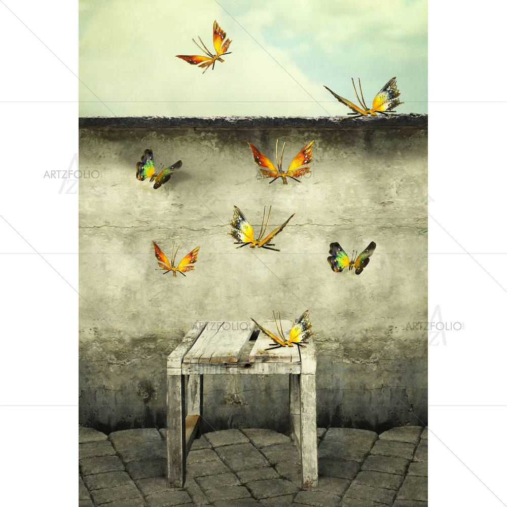 Colorful Butterflies D1 — custom-size art design 5004599