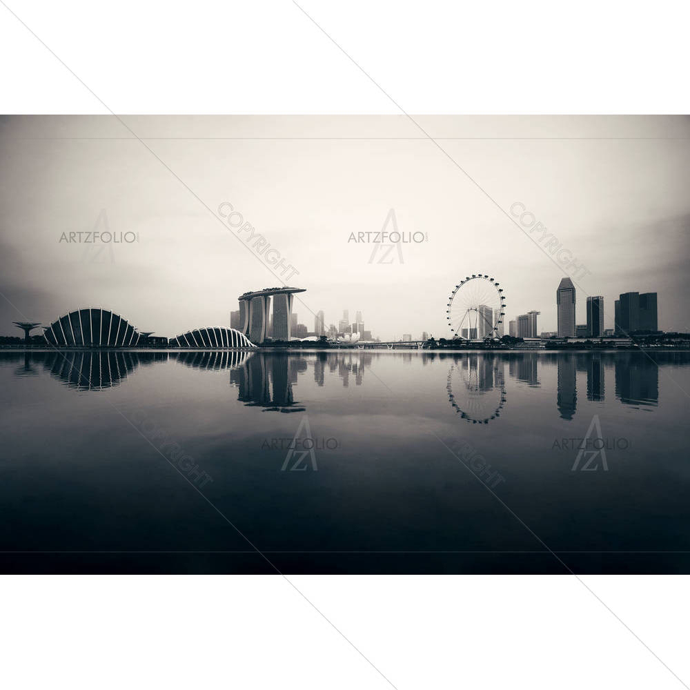 Singapore Skyline D1 — custom-size art design 5004611