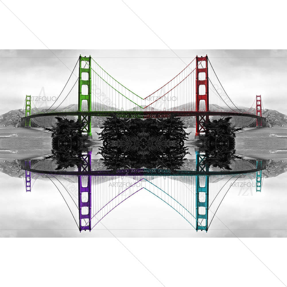 Golden Gate Bridge D1 — custom-size art design 5004617