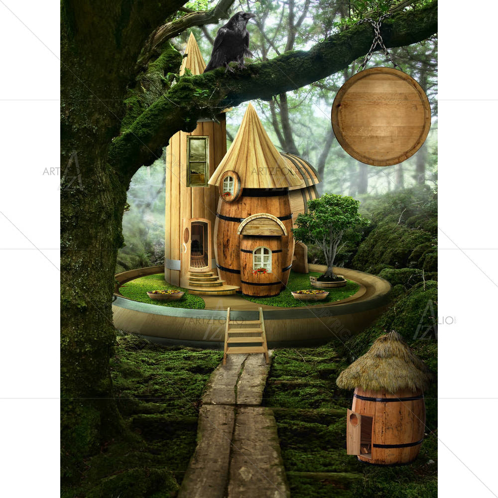 Fairy House D6 — custom-size art design 5004623
