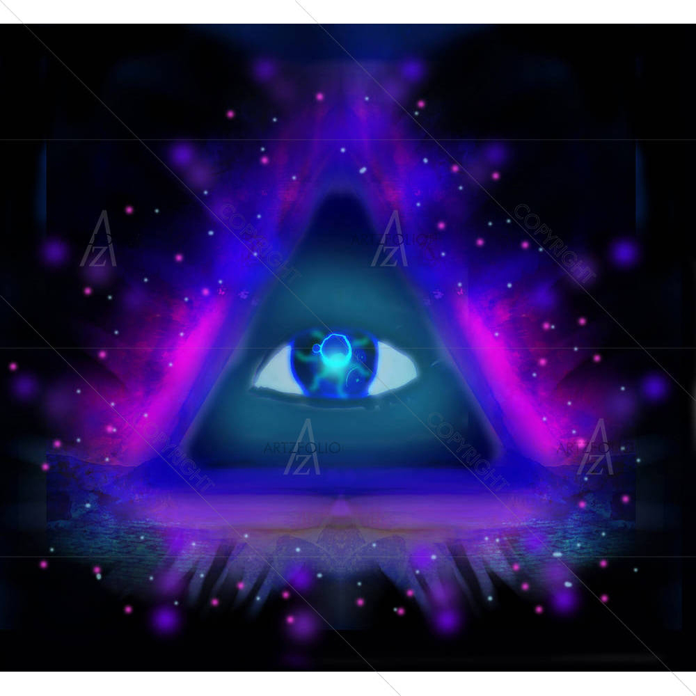 All Seeing Eye D2 — Devotional custom art by ArtzFolio