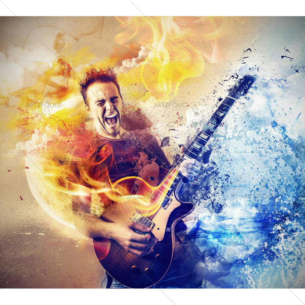 Powerful Music — custom-size art design 5004647