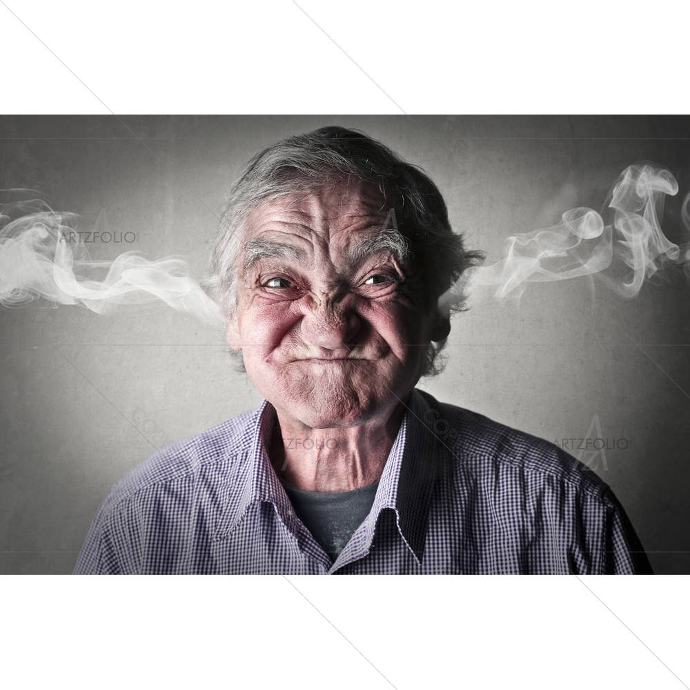 Angry Man — custom-size art design 5004648