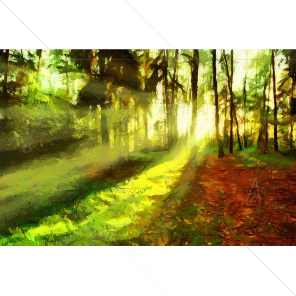 Summer Forest — custom-size art design 5004650