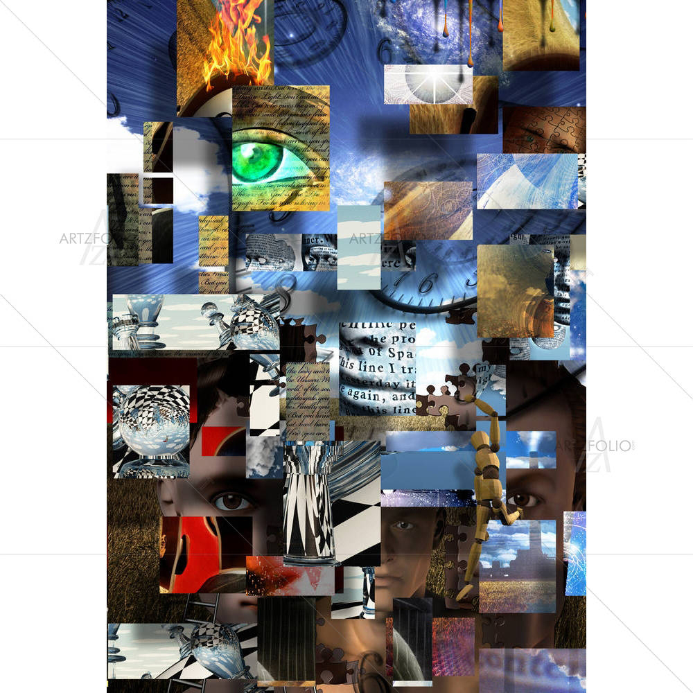Surreal Abstract Art D3 — custom-size art design 5004654