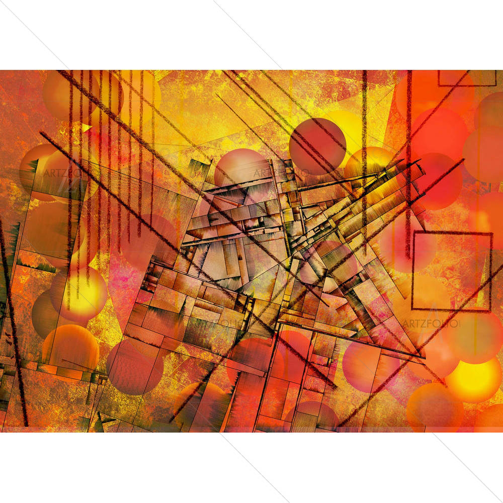 Abstract Art Work D7 — custom-size art design 5004655