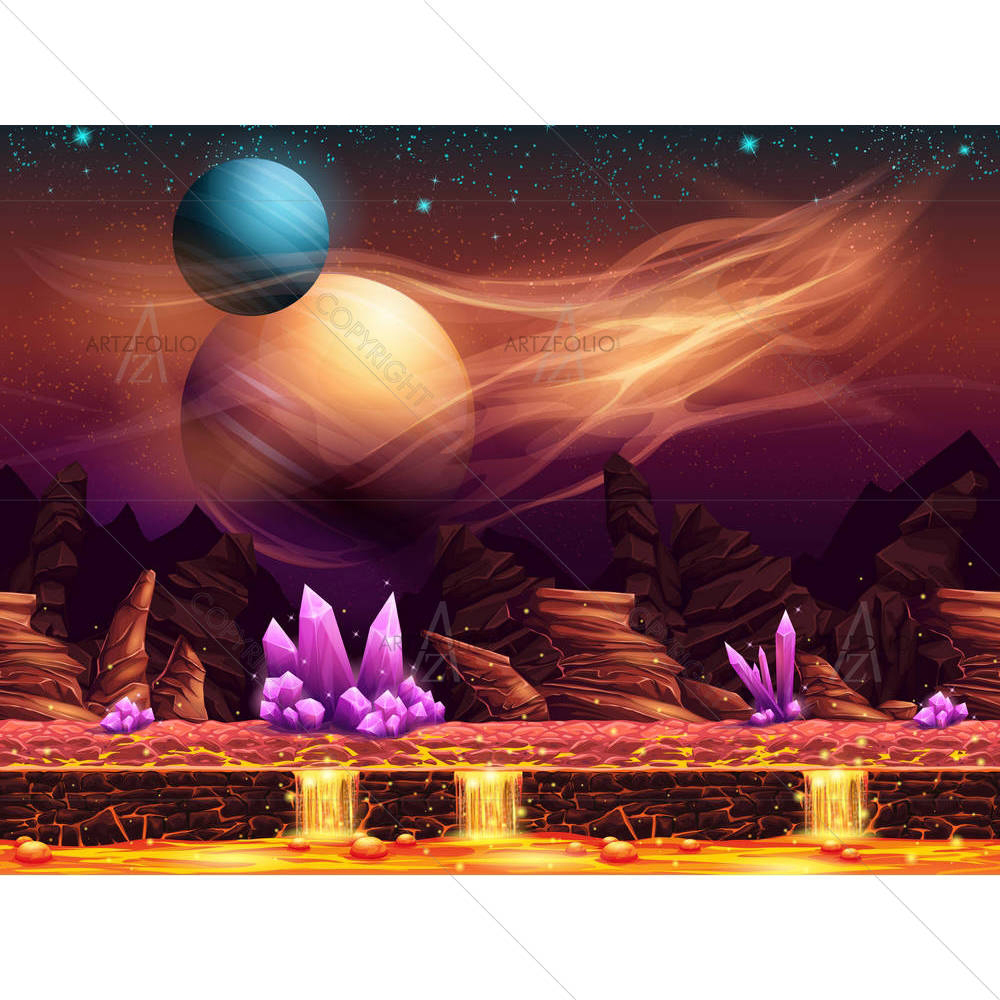 Fantastic Landscape — custom-size art design 5004667