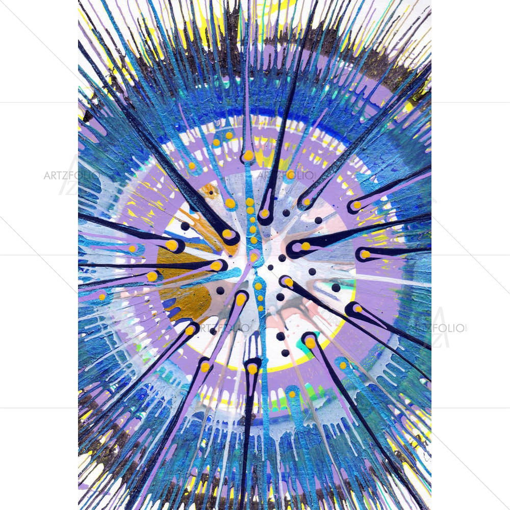 Modern Jackson Pollock style D1 — custom-size art design 5004685