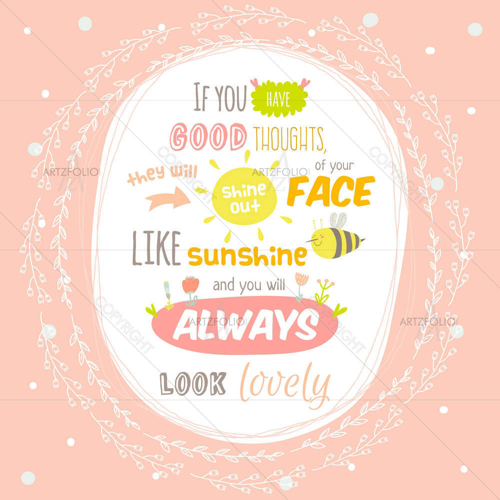 Motivational Quotes Art D1 — Botanical custom art by ArtzFolio